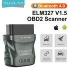 Автомобильный диагностический сканер KUULAA ELM327 V1.5 OBD2, Bluetooth 4,0, OBD 2, для IOS, Android, ПК, сканер ELM 327, устройство чтения OBDII