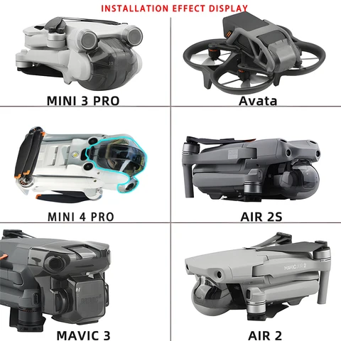Защитная пленка для кардана DJI Avata 2 FPV Air 3 Mini 2/SE/3 pro/Mini 4 Pro ERIKOLE