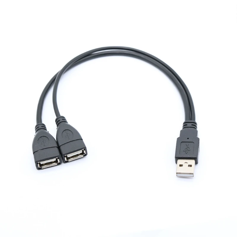 Длина 30 см, двойной USB-порт, удлинитель, концентратор, зарядное устройство, сплит-адаптер J60A