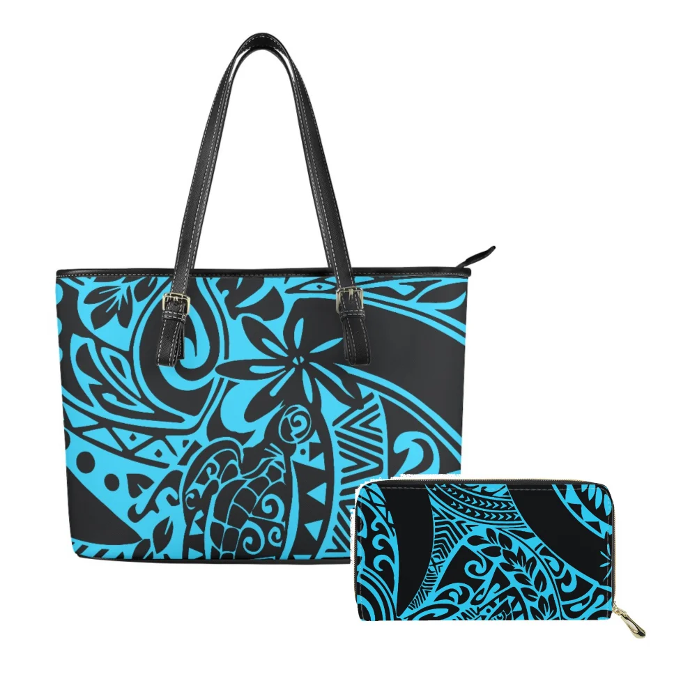 2 шт. Женский кошелек-тоут из Полинезии с принтом