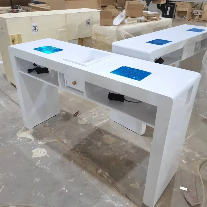 Nail Tech стол профессиональный маникюрный пылесос ящики мебель для салона столы