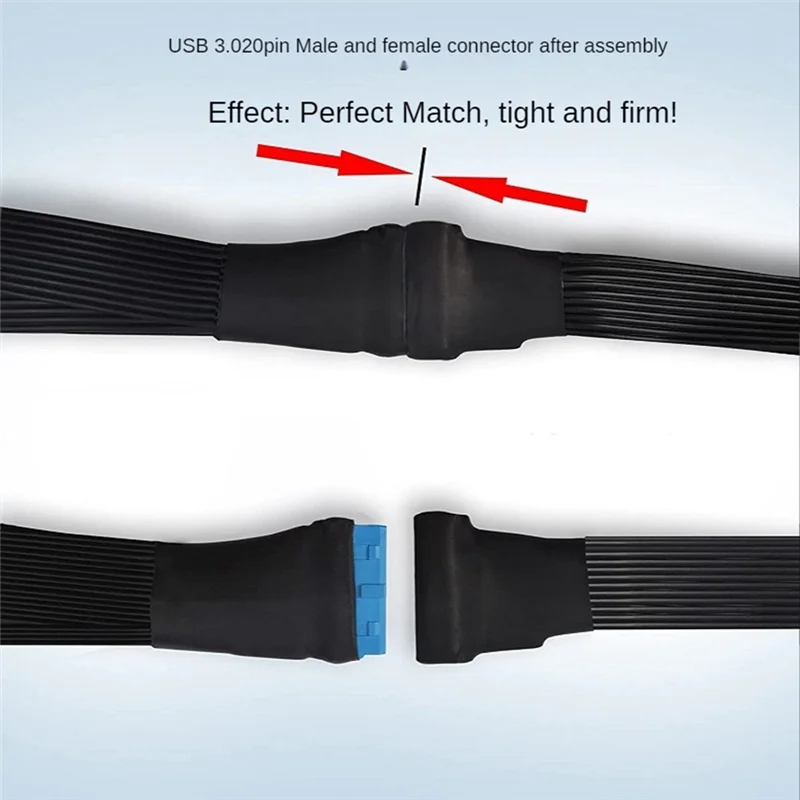 Материнская плата USB 3 0 19-контактный разъем 1–2 удлинительный кабель-разветвитель