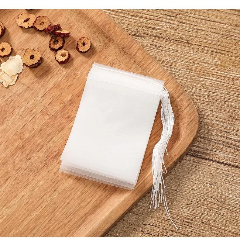 

Прозрачные одноразовые чайные пакетики из нейлона 100 шт.