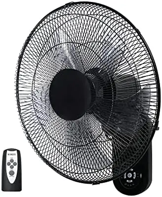 

Blade Mount Fan, 5 Blades Adjustable 3 Speed Mount Fan for Indoor, Home, Office and College Dorm Use, 90 Degree Horizontal Osc