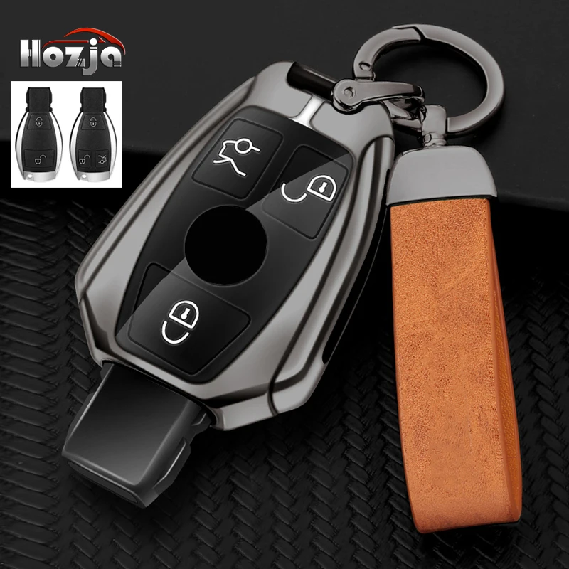 

Fashion Alloy Car Key Case Cover shell For Mercedes Benz A B C R G Class GLK GLA w204 W251 W463 W176 AMG E350 W205 Accessories