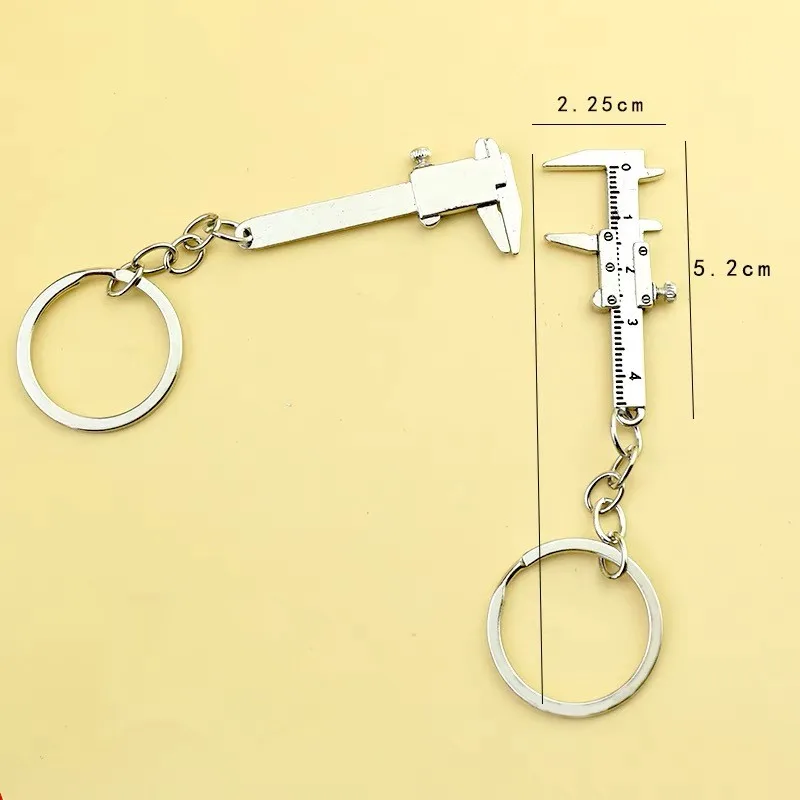 Новый автомобильный ключ мини-штангенциркуль портативный 0-40 мм брелок модные
