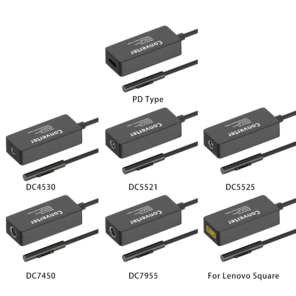 15V 4A 65W Charger For Microsoft Surface Pro X 9 8 7 6 5 4 Go Book Power Adapter Tablet Laptop PC Fast Charging Converter Cable images - 6