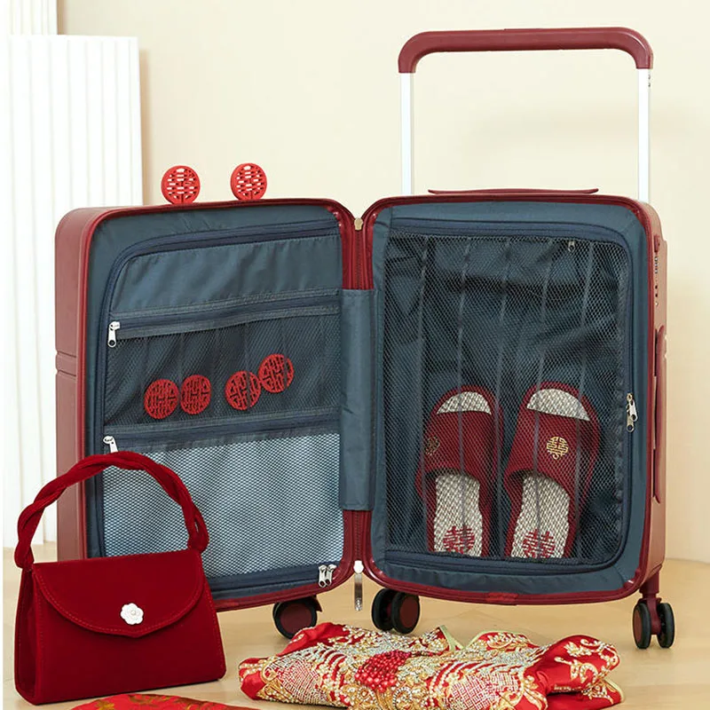 Новый женский широкий чемодан для багажа коробка пароля 20-дюймовый посадочный