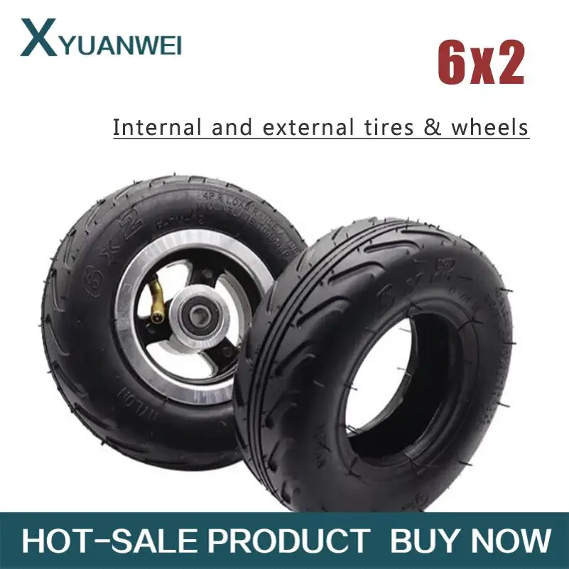 6-дюймовый комплект шин и внутренних трубок 6X2 подходит для электрического