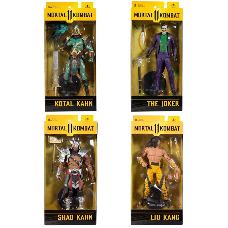

Mcfarlane Toys 7-inch Mortal Kombat Kotal Kahn The Joker Shao Kahn Liu Kang Action Figure Model Collection Toy Birthday Gift