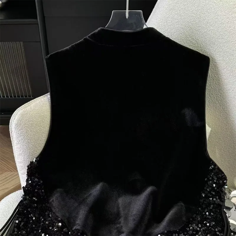 Женский бархатный жилет ASAPGOT