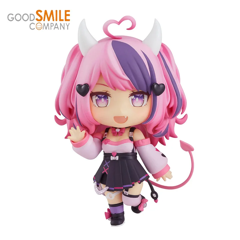 

Оригинал, хорошая улыбка, модель VTuber Vshojo Ironmouse Nendoroid Q Version, симпатичная коллекция Kawaii из ПВХ, игрушки для кукол в упаковке