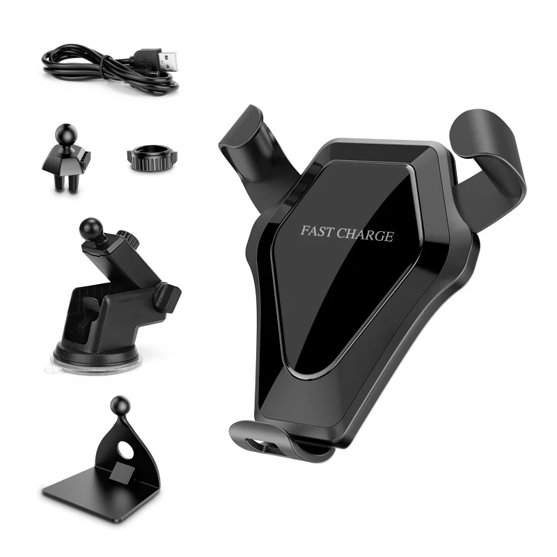 

Wireless Car Charger 10W Air Vent Mount Phone Holder For iPhone XS Max Samsung S9 Xiaomi MIX 2S Huawei Mate 20 Pro 20 RS