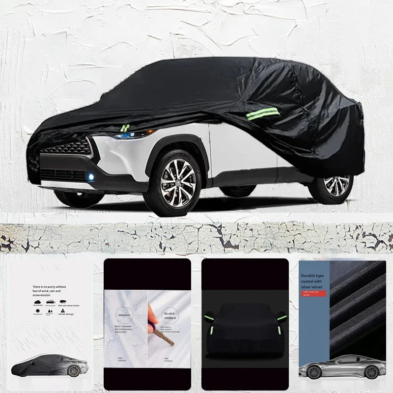 Для Toyota-collora-cross-Anti-UV-Sun-Shade-Rain-Snow-Proof-пыленепроницаемый-Car-umbrella-Full-Car