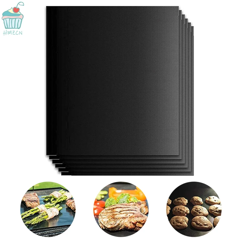 

1 шт., антипригарный коврик для гриля и барбекю, 40 х33 см