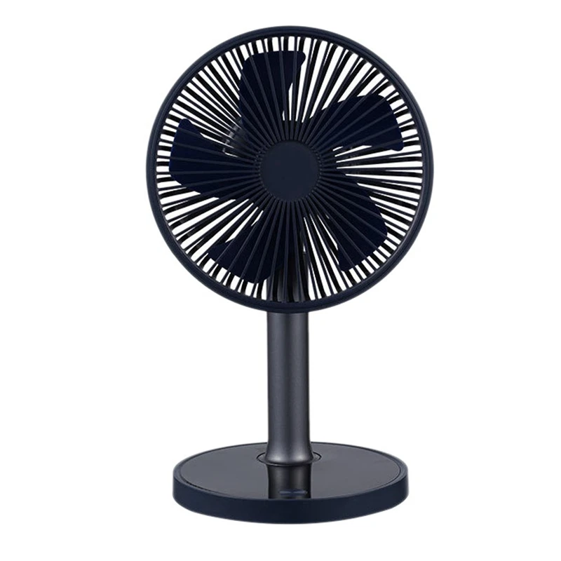 

Portable Desktop Fan Air Circulation Fan Personal Cooling Fan USB Recharge Small Air Cooler for Office Household (Blue)
