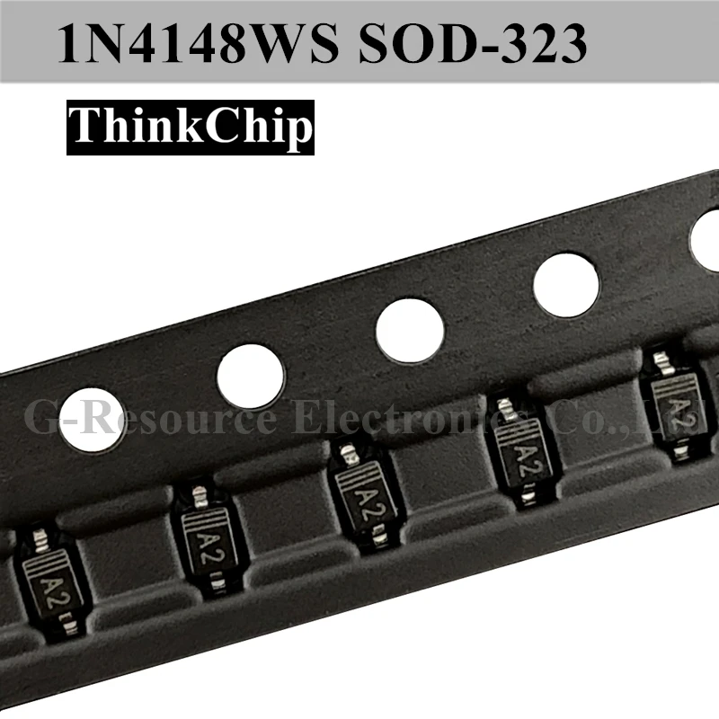 

(100 шт.) 1N4148WS SOD-323 0805 SMD коммутационный диод 1N4148 SOD323 (маркировка A2)