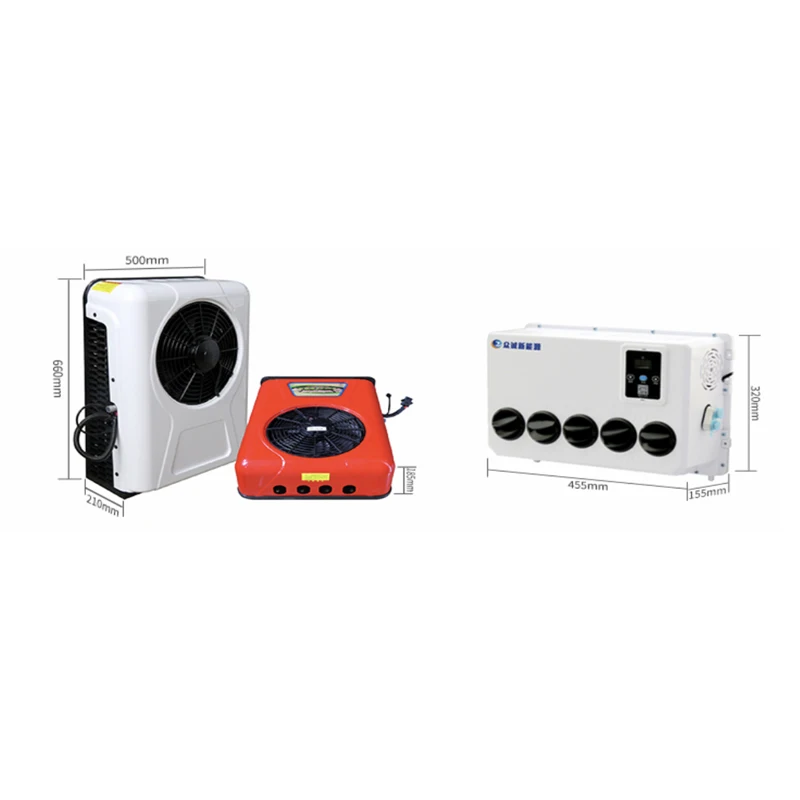 

Professional 12V/24V Intelligent Electric Truck RV mini truck parking cooler air conditioner