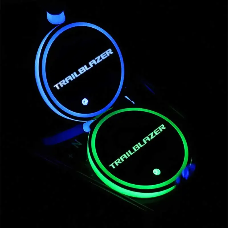 7 цветов дневное освещение автомобильный держатель для чашки изменение