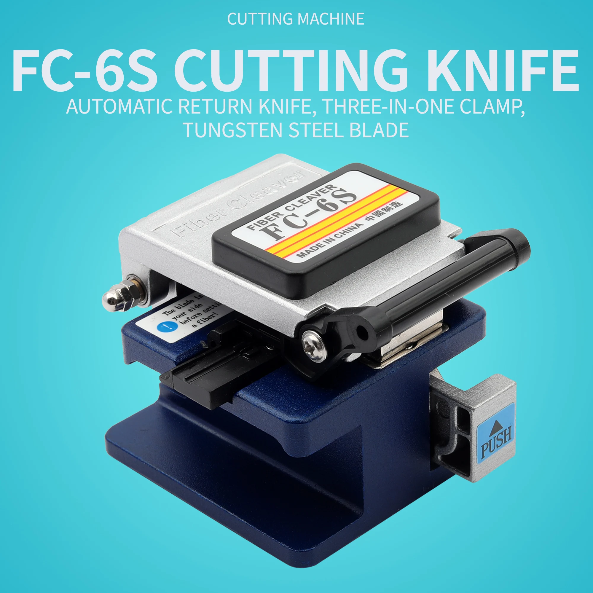 Fiber Tool Kit  Cold Connection   12pcs Set Bag  FC-6S  Optical  Cleaver With Wire Stripper