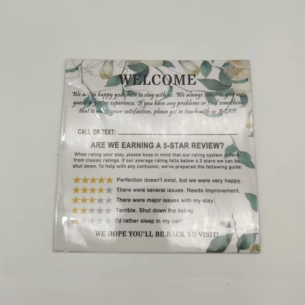 6-дюймовый гостевой магнит краткосрочная аренда 5-звездочное объяснение для