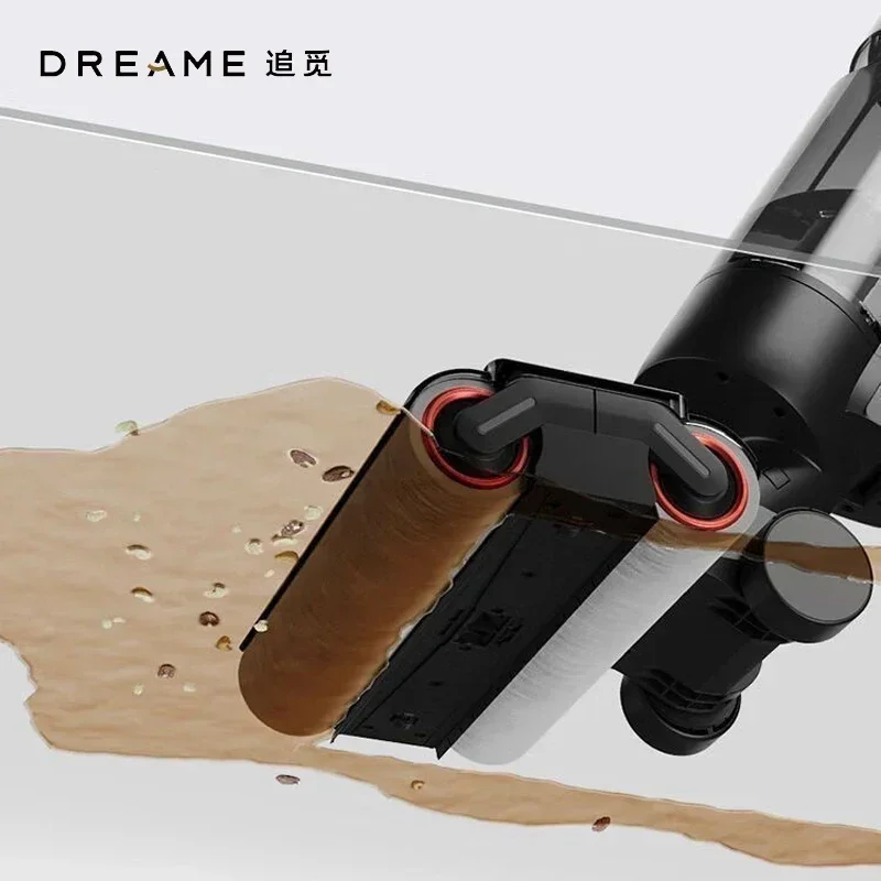 Dreame M12S пылесос для мытья полов двунаправленная двойная роликовая щетка