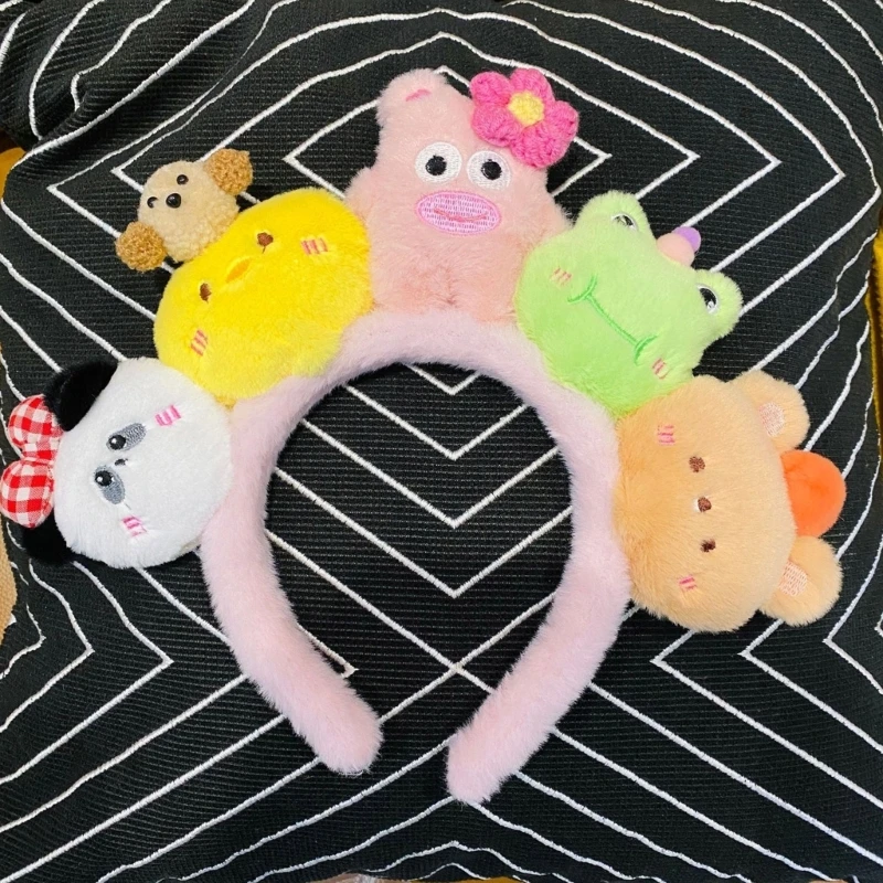 Повязка на голову в стиле аниме реквизит для косплея обруч волос с медведем