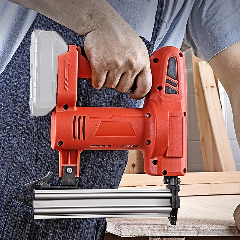 F30 Electric Nail Gun Staple Gun Fit For Makita 21V Battery Straight Nail For Furniture Woodworking Cordless Power Tool