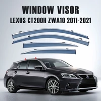 window visor for lexus ct200h zwa10 2011 2021 auto door visor weathershields window protectors