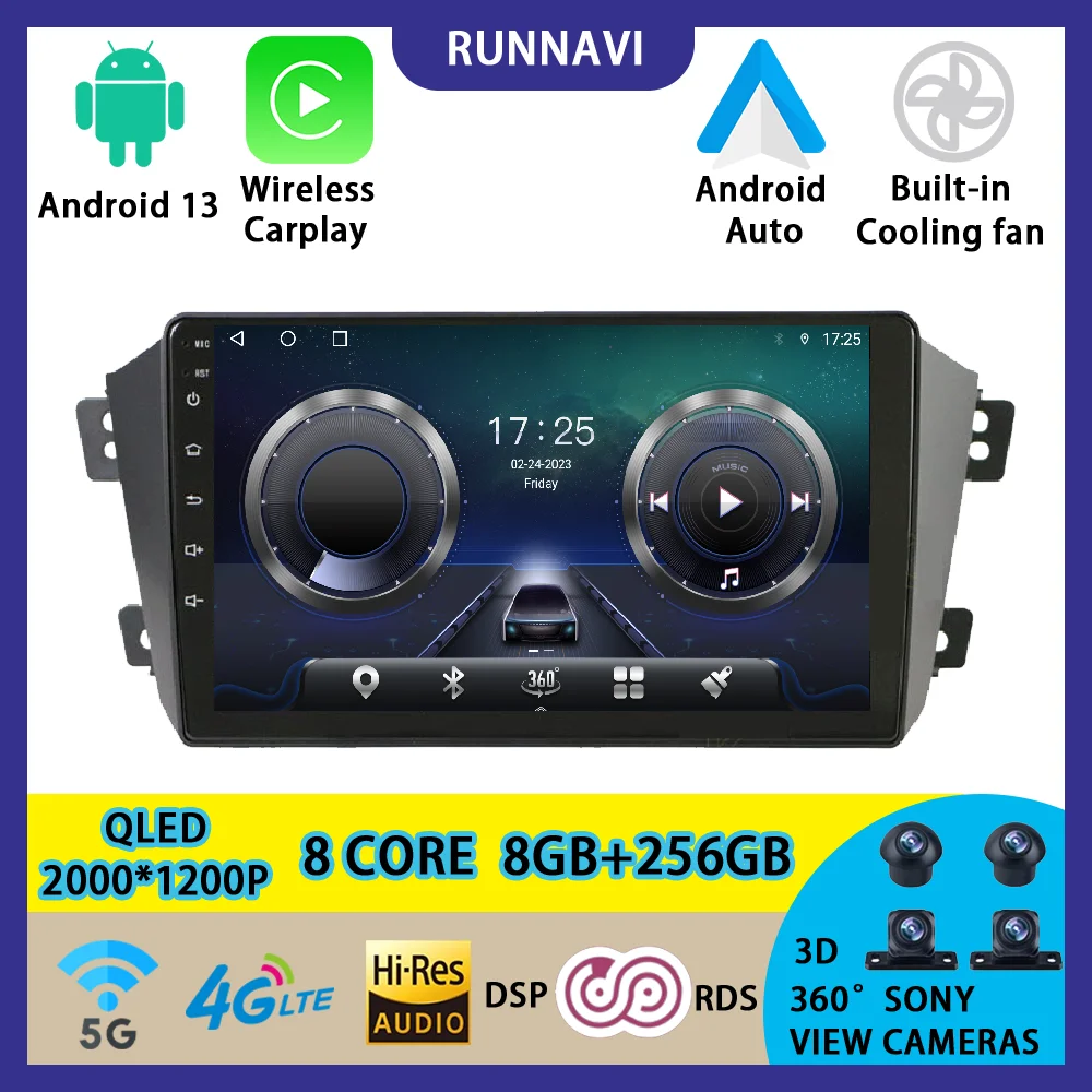 

Android 13 For Geely Emgrand X7 1 GX7 EX7 2011 - 2019 Car Radio Stereo Multimedia Video Player GPS Wireless Carplay RDS DSP AUTO