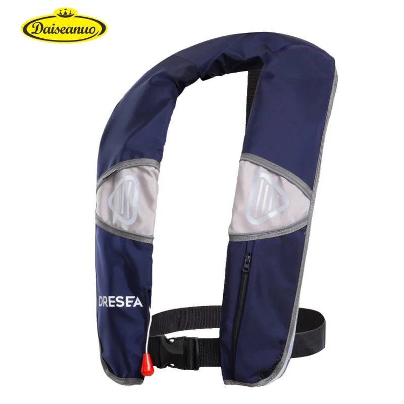 

Daiseanuo Inflatable Life Jacket 150N Auto/Manual Life Vest For Adults Personal Flotation Device with Reflection