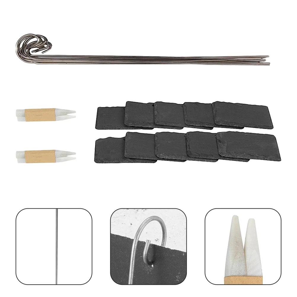 

1 set of Slate Plant Labels Tree Marking Labels Fruit Tree Labels Plant Label Markers Slate Hanging Tags for Home Garden