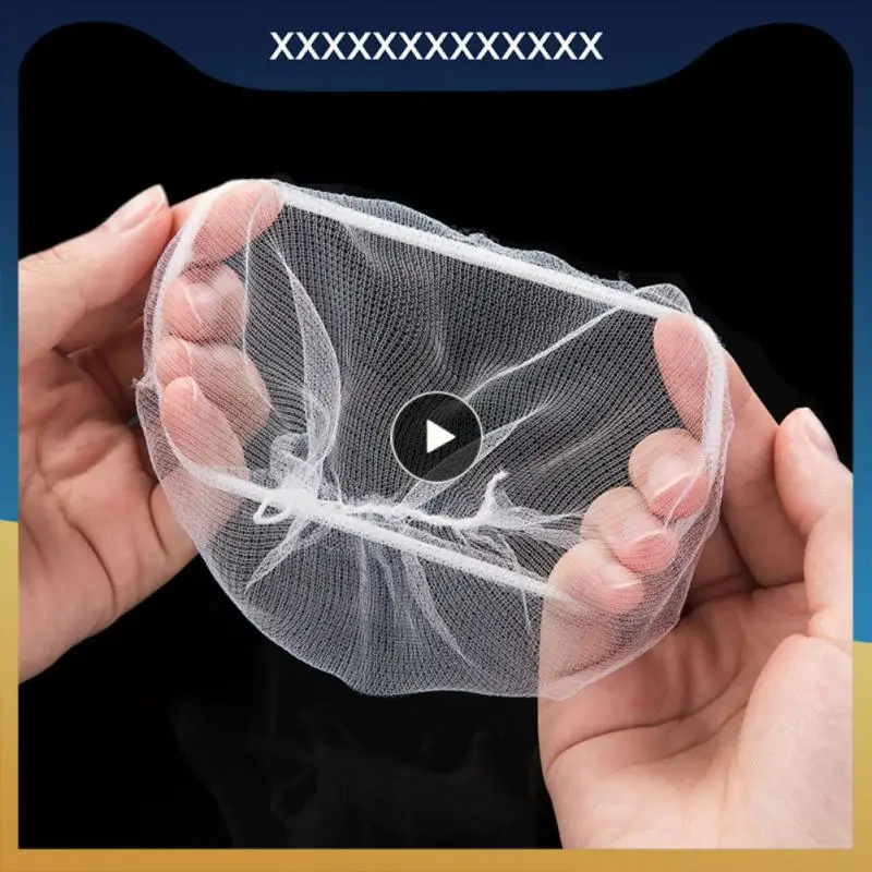 

Water Filtering Net 100 Pieces Effective Kitchen Sink Garbage Net Elastic High Quality Convenient Wash Sink Filter White