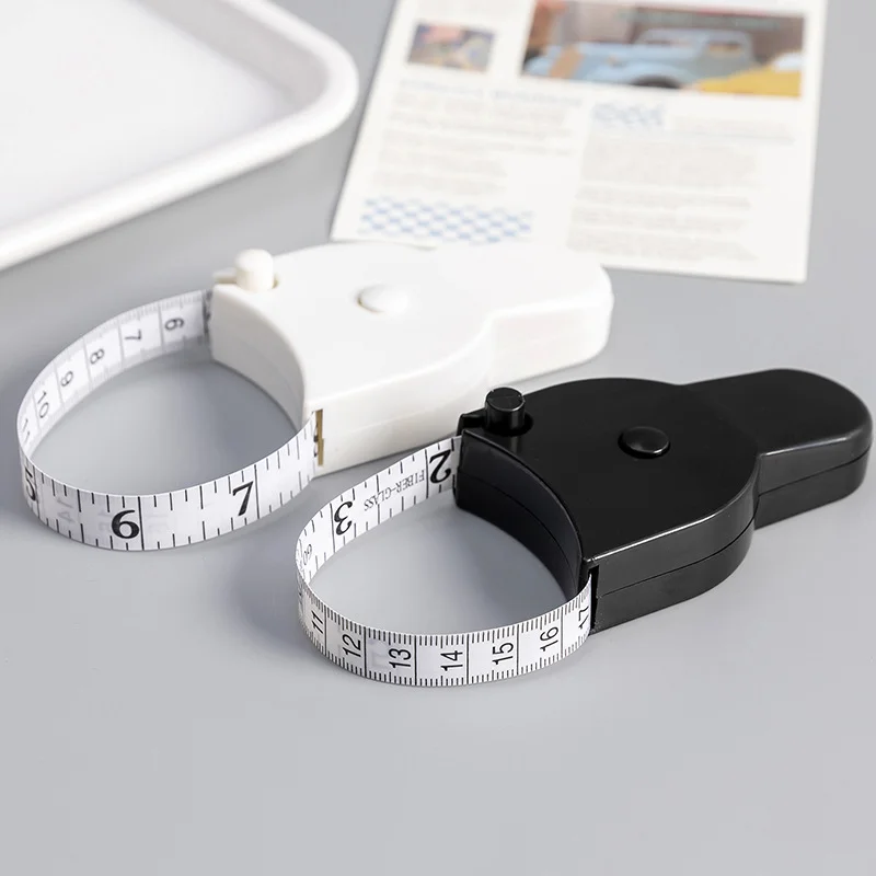 

Self-tightening Body Measuring Tape Ruler 150cm/60 Inch Sewing Tailor Dressmaking Measure Ruler Meter Film for Waist Chest Legs