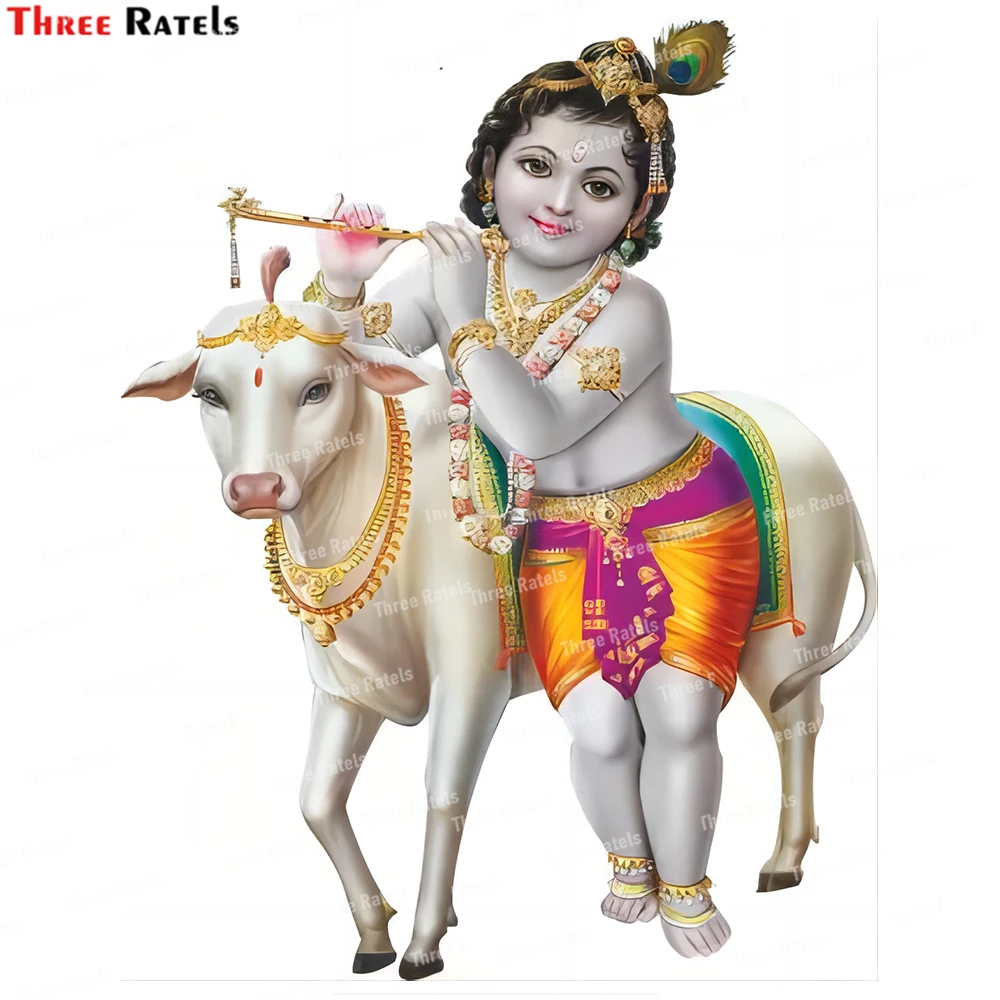 Threeratels K467 Safa Krishna окклюзия царапины DIY виниловый материал Декор наклейки и наклейки (art.: 3920cffa3edd5) - 3920cffa3edd5