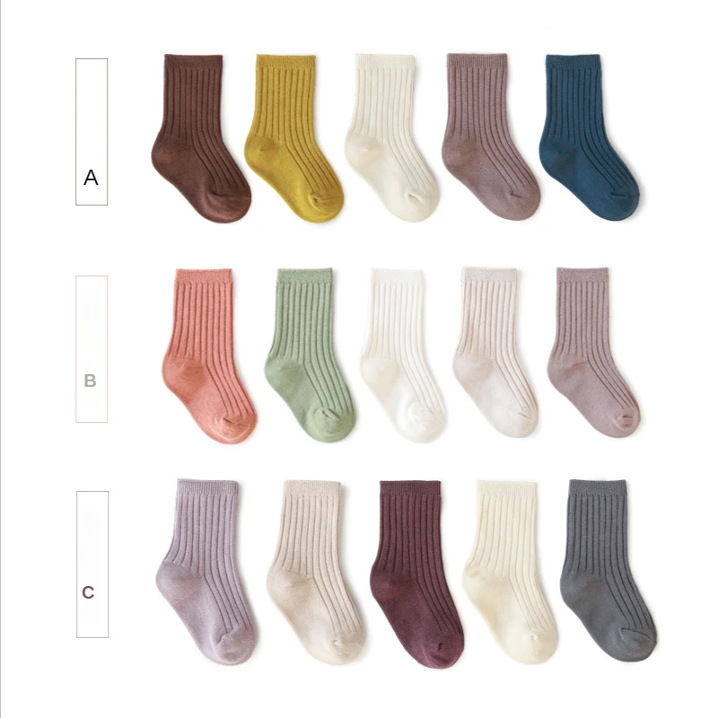 

Lawadka 0-5Years 5Pairs/lot Spring Autumn Baby Girls Boys Socks Cotton Soft Children's Socks Korean Style Socks for Girls Boys