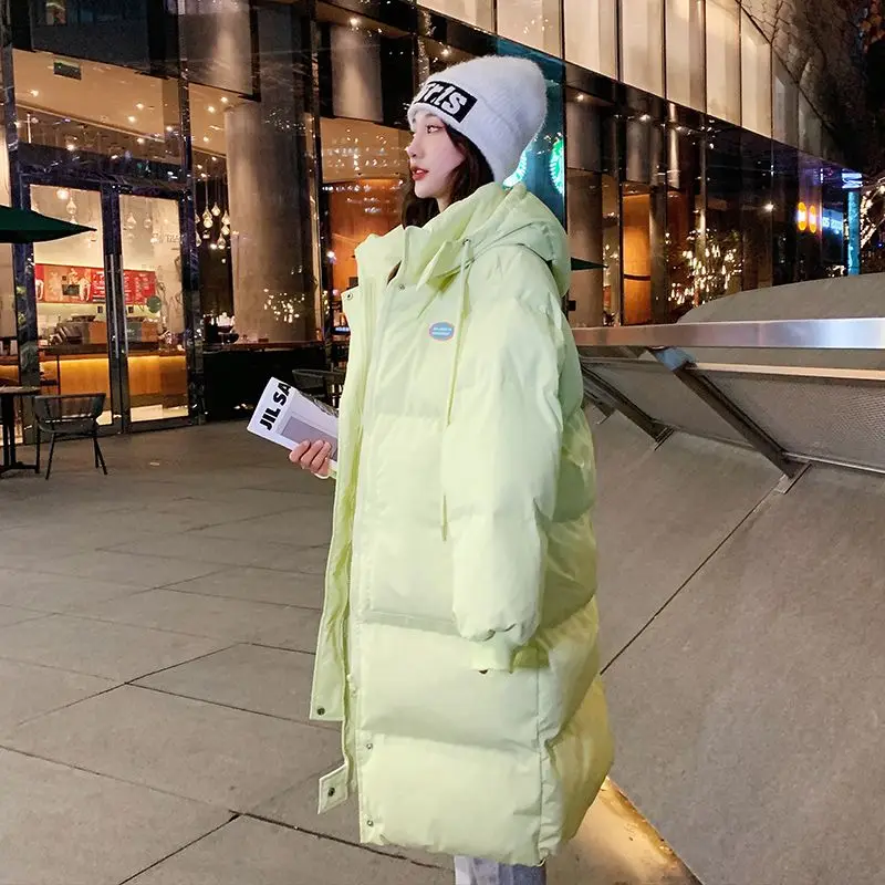 Winter Women's Cold Coat Parkas Super Hot Coats Snow Outercoat Jacket Long Padded Jacket Korean Fashion Loose Cheap Wholesale