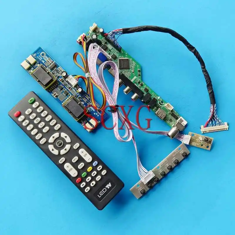 

For M190EN03 M190EN04 Laptop Display Screen Controller Board 19" LVDS 30 Pin 4CCFL DIY Kit 1280*1024 VGA HDMI-Compatible AV USB