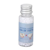 20g degradable white dentures false temporary safe resinteeth repair beads dental thermal filling beads for broken missing tooth