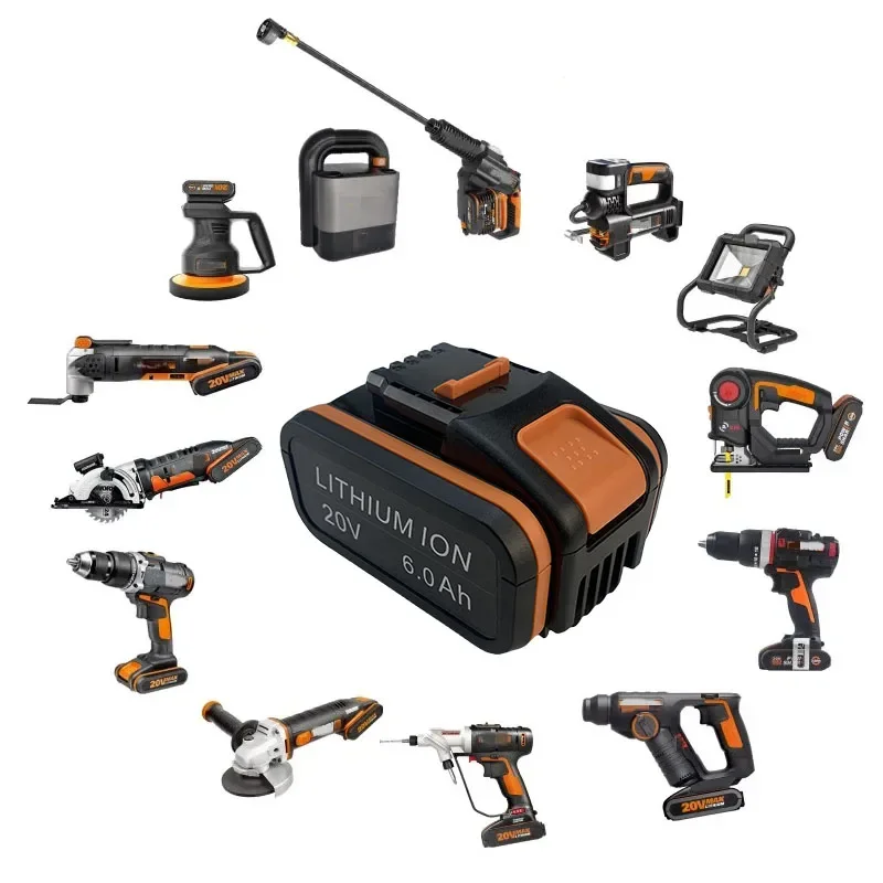 Аккумулятор для электроинструмента WORX WA3553 WG630 WG629 WX372 WX390 WX394 WX550 WX523 WX802 WX858 WX900