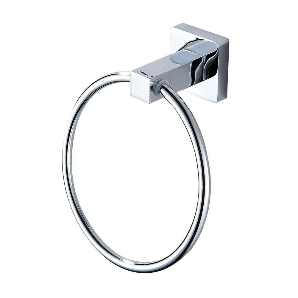 

Modern Wall Mounted Towel Ring Toilet Stainless Steel Kitchen Anti Rust Rail Storage Holder Bathroom Accessories Organizer Round