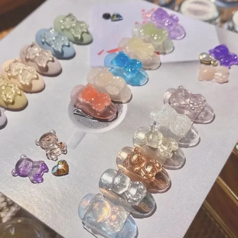 

100 шт./партия, силиконовые пресс-формы для ногтей