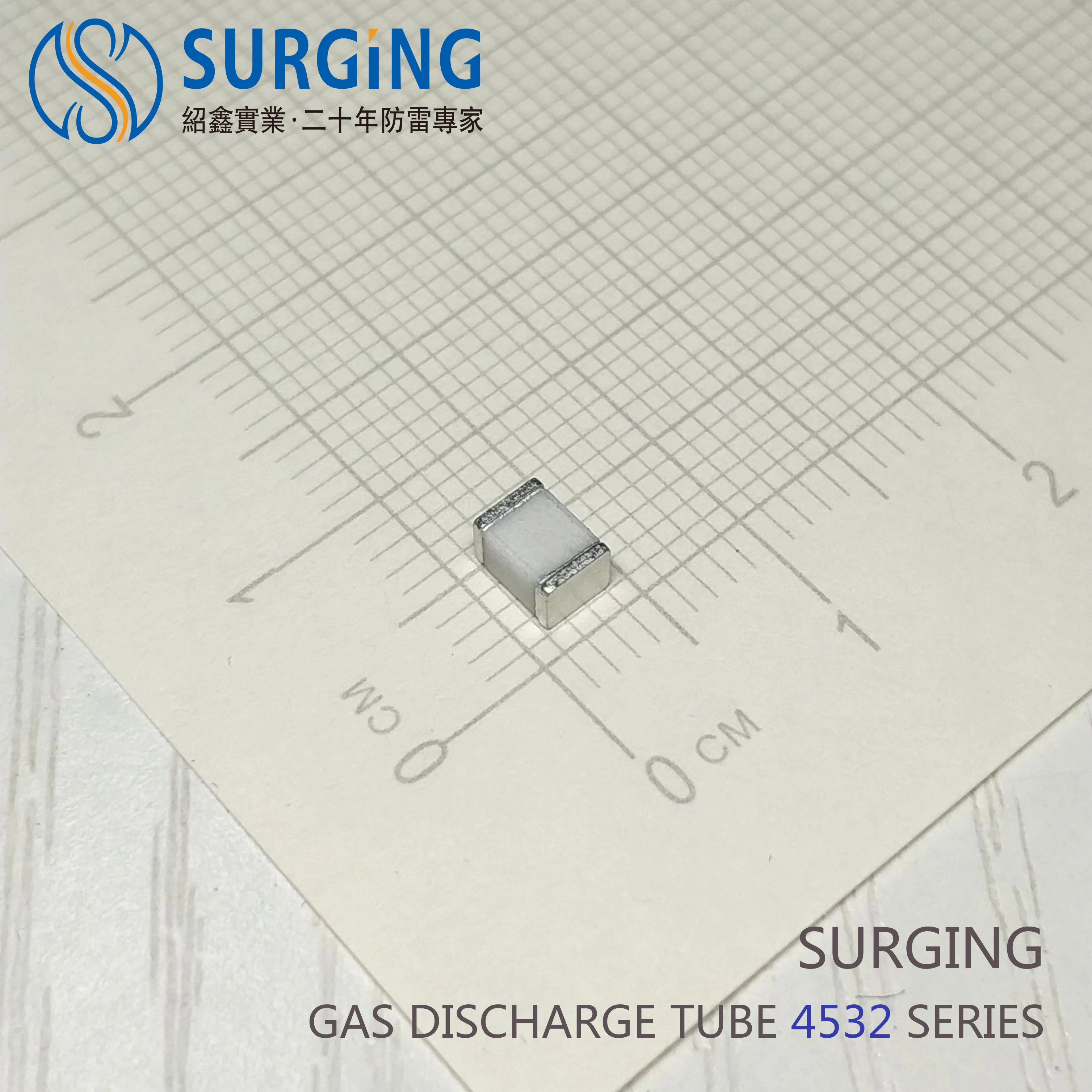 10PCS/Lot ceramic gas discharge tube SMD 4.5X3.2 75V 90V 150V 200V 300V 400V 470V 600V Special for network communication GDT - купить по