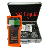 tuf 2000h tl 1 ht handheld ultrasonic flow meter price with high temperature large size external clamp sensor dn300 6000mm pipe
