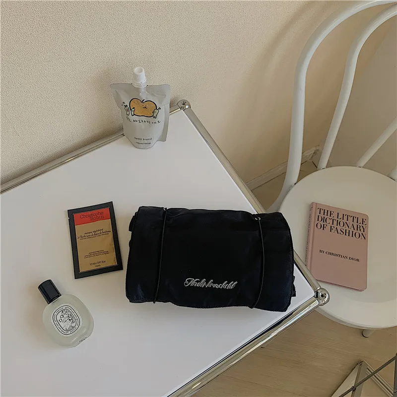 Вместительная женская Ретро сумка для хранения косметики конфетных цветов