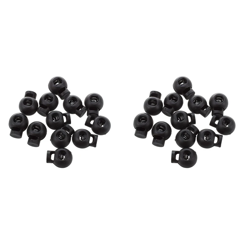 

Лидер продаж, 24 шт., пластиковые Пружинные круглые замки для шнура диаметром 4,3 мм