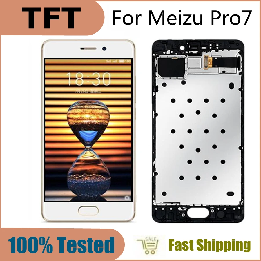 

5.2" TFT For Meizu Pro 7 LCD Display Screen Touch Digitizer Assembly for Meizu Pro7 M792 LCD