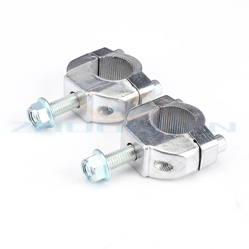 22mm 7/8'' Handlebar Bar Risers Mount Bracket Clamp Taper For 2 Stroke 47cc 49cc Mini Moto Dirt Bike Motorcycle
