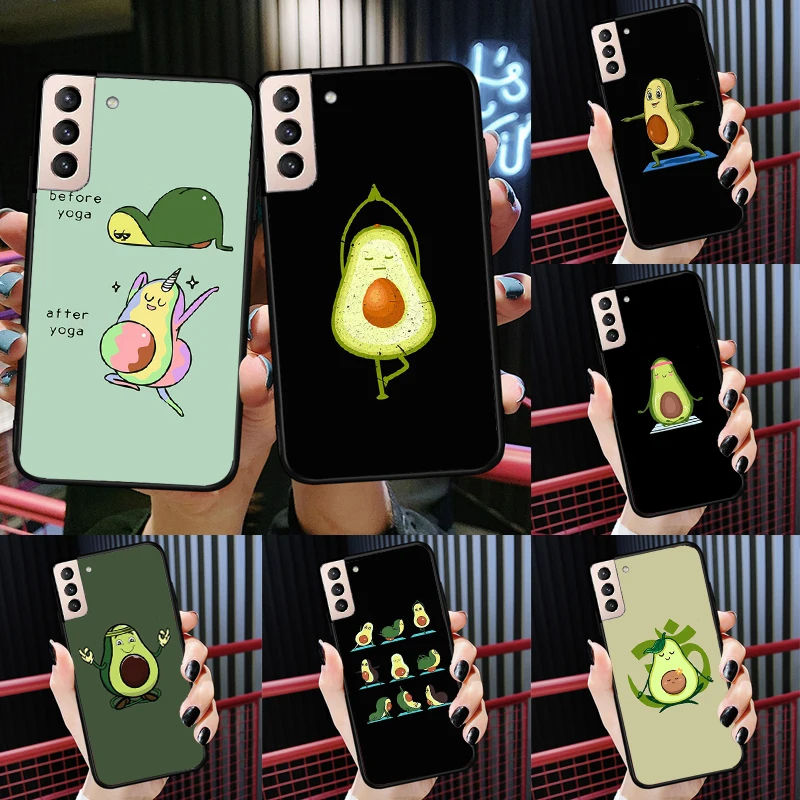 

Avocado Yoga For Samsung Galaxy J1 J3 J5 J7 2016 A3 A5 2017 J6 J4 Plus J8 A6 A7 A8 A9 2018 Phone Case