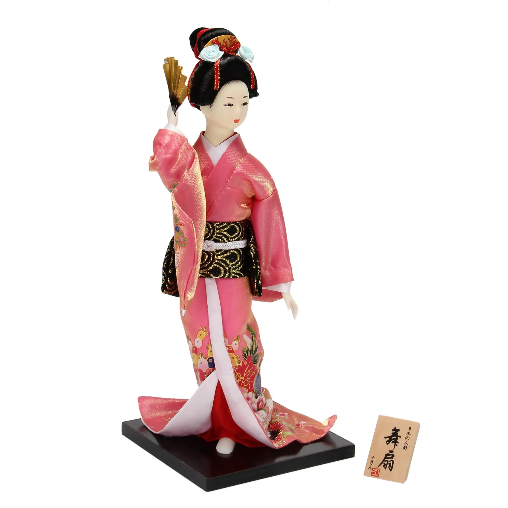 

Японское кимоно, 12 дюймов, куклы-гейши, традиционная искусственная кукла, скульптура для детских подарков, Y68